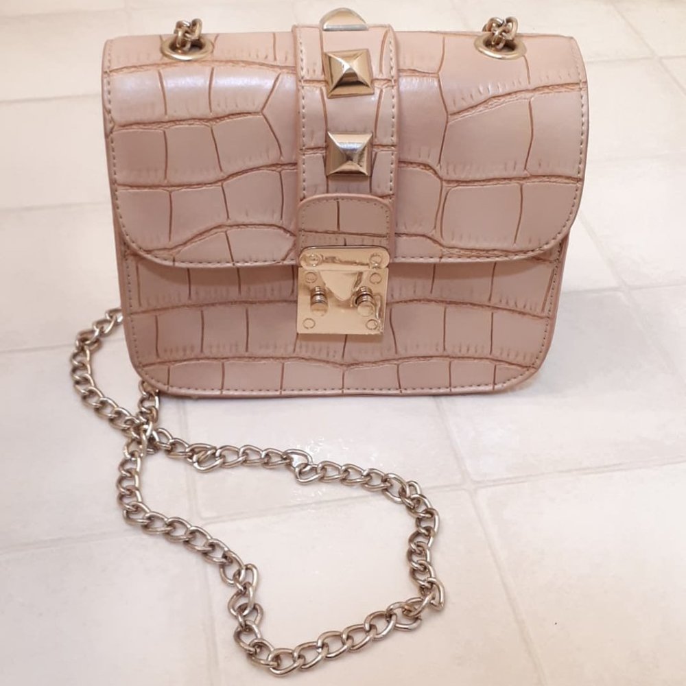 Hibou Pink Crossbody Bag
